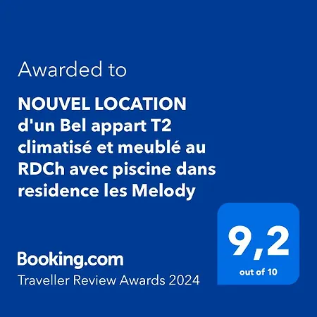 Apartamento Nouvel Location D'un Bel T2 Climatisé Et Meublé Au Rdch Avec Piscine Dans Les Melody Santa-Maria-Poggio (Corsica)